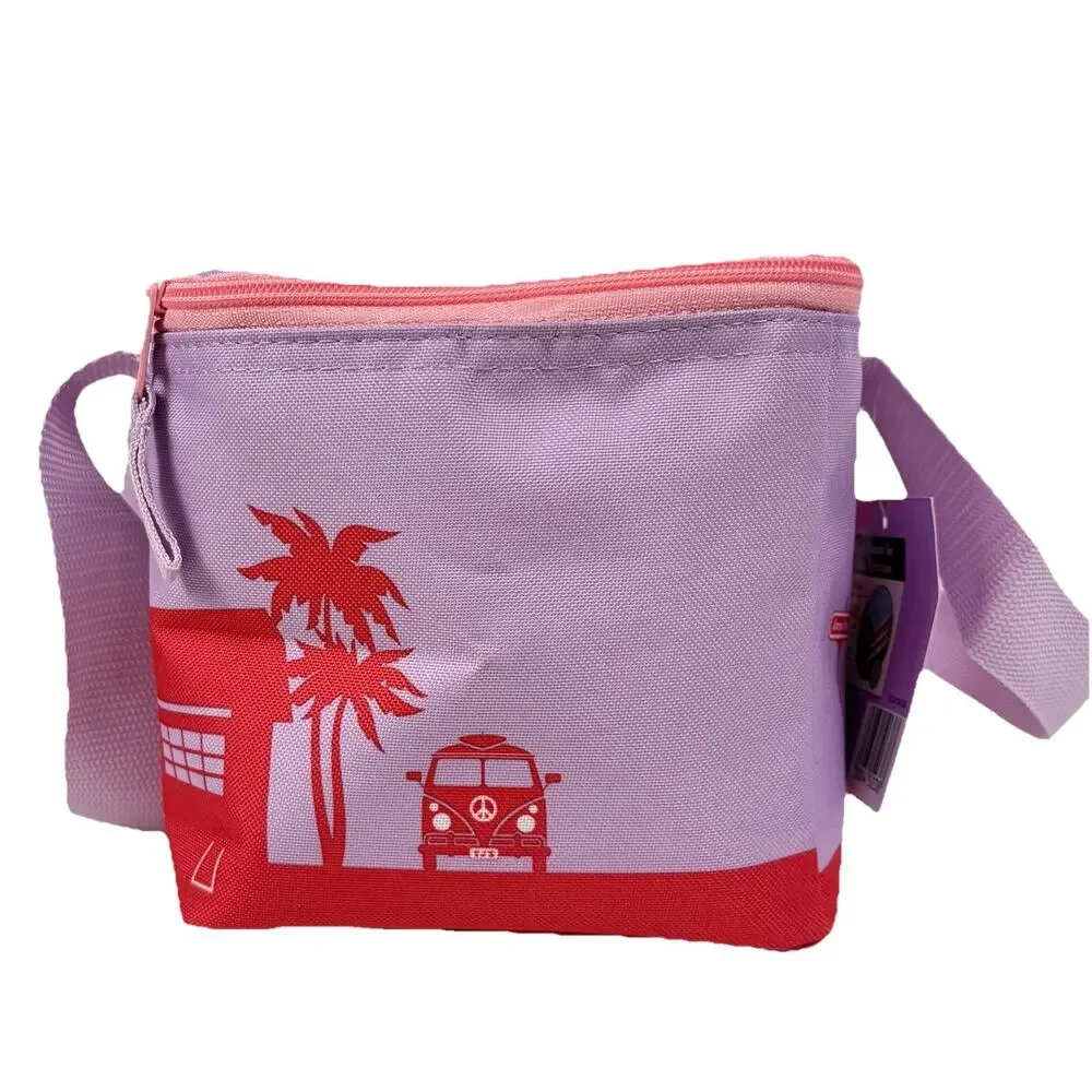 Trader Joe's Mini Insulated Bag Lavender Haze Pink Red NEW Limited Edition 2026
